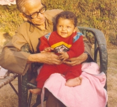With Great Grandson Siddharth
